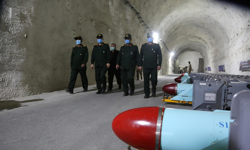 Iran Revolutionary Guards Unveil Underground Missile City on Persian Gulf Shores