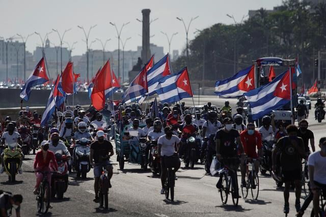اعتراضات علیه آمریکا در کوبا