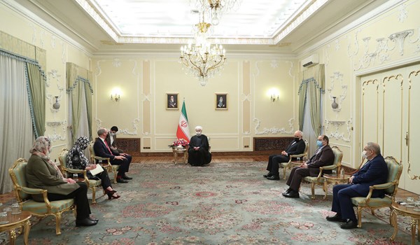 الرئيس الايراني: على كل الاطراف المعنية بالاتفاق النووي الالتزام بتنفيذ قرار 2231