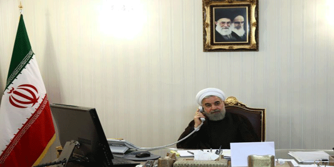 الرئيس روحاني: عسكرة المنطقة لن تساعد على حل مشكلاتها والخطر ناجم عن الكيان الإسرائيلي