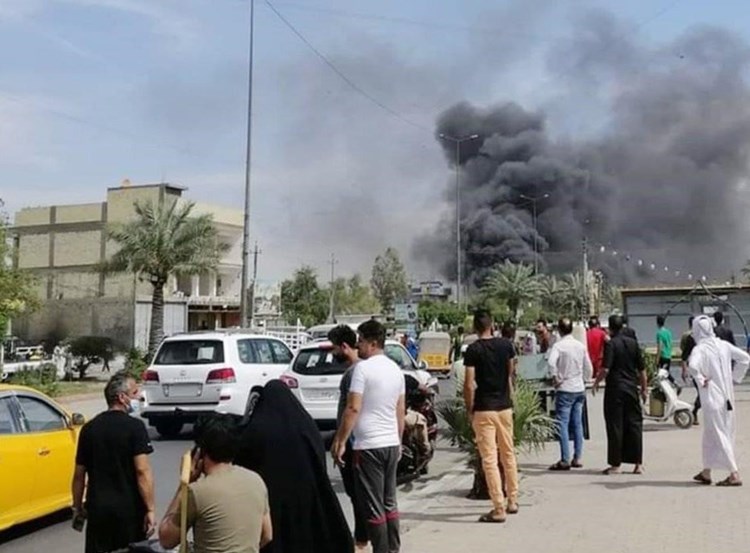 انفجار يهز بغداد...شهيد وأكثر من 12 جريحاً
