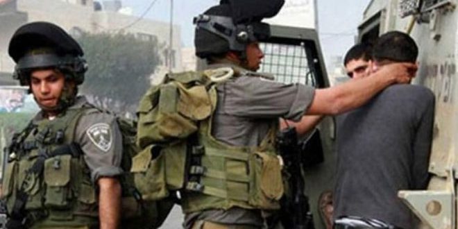 قوات الاحتلال الإسرائيلي تعتقل 5 فلسطينيين في الضفة الغربية