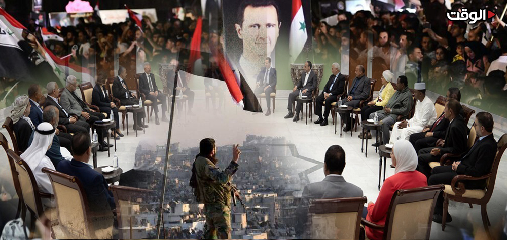 أبعاد لقاء الأسد مع وفد من المؤتمر القومي الإسلامي