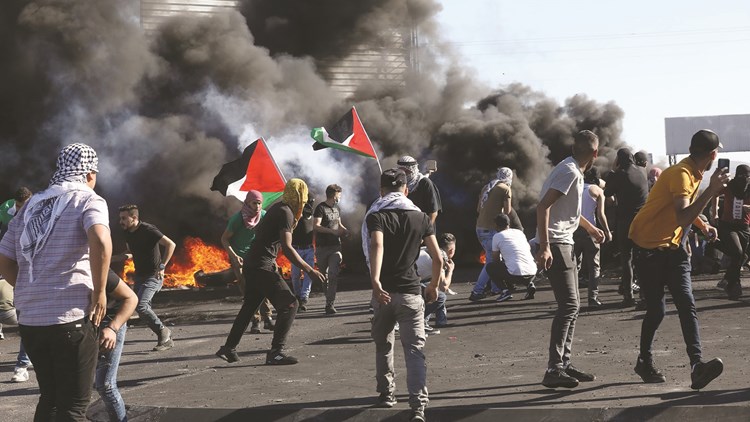 عشرات الجرحى خلال مواجهات مع الاحتلال الإسرائيلي في بيتا وجبل صبيح