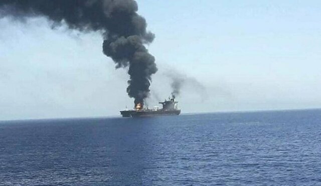 ارتش آمریکا جزئیاتی از کشتی آسیب دیده اسرائیلی را اعلام کرد