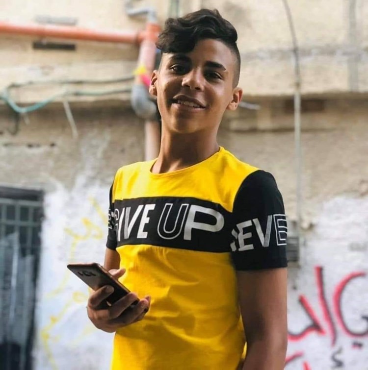 الطفل الفلسطيني عماد حشاش شهيداً برصاص الاحتلال