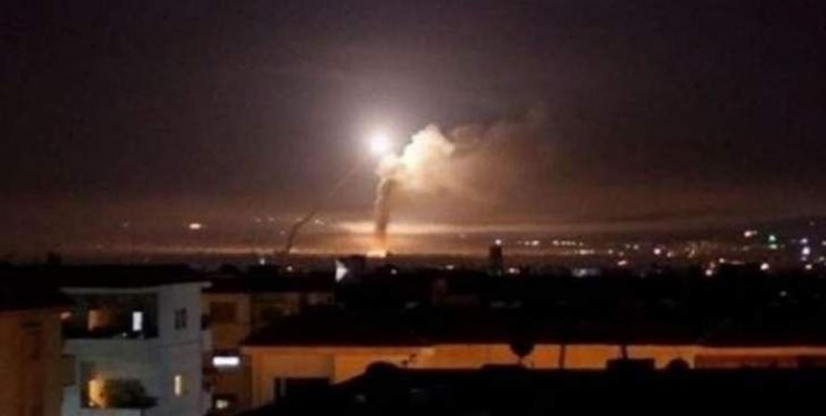 الدفاعات الجوية السورية تتصدى لصواريخ صهيونية في سماء محيط دمشق