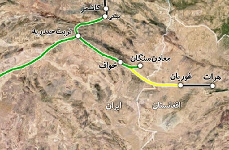 قطار خواف- هرات روی ریل خاش- چابهار؛ تحول بزرگ در اتصال ریلی ایران به افغانستان و آسیای میانه