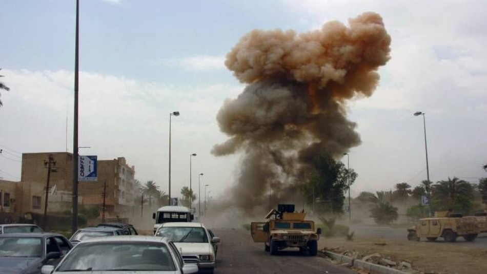 Roadside Bombs Detonated near US Military Trucks across Iraq