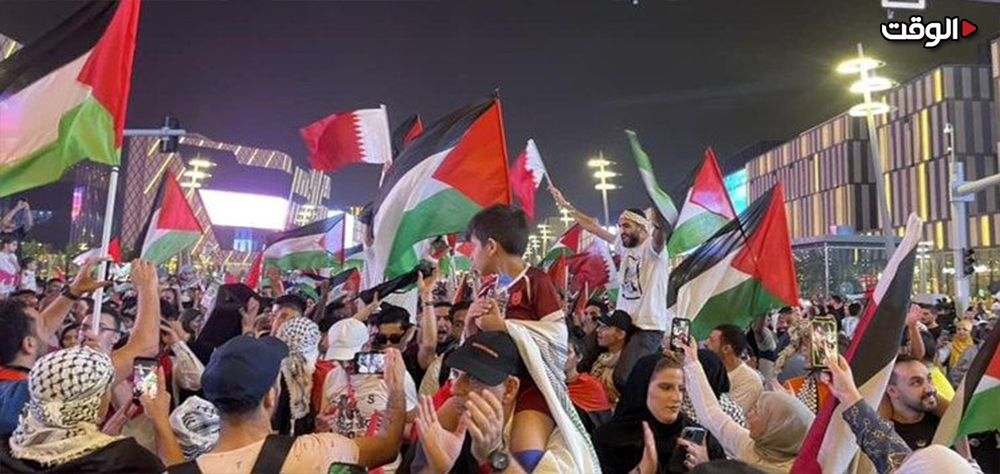 تقرير الغارديان عن إذلال الكيان الصهيوني والتواجد القوي لفلسطين في مونديال قطر