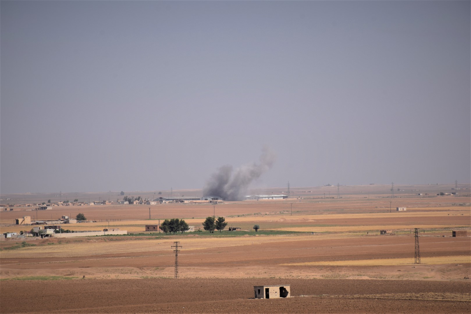 قوات الاحتلال التركي ومرتزقته يقصفون قريتين بريف الحسكة