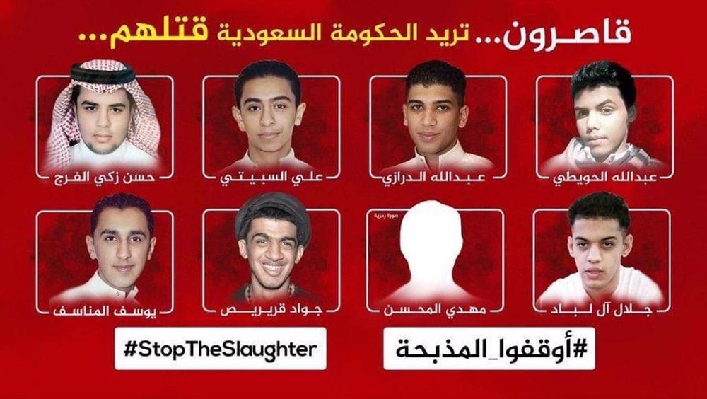 Saudi Regime to Execute 8 Shiite Teens: Activists