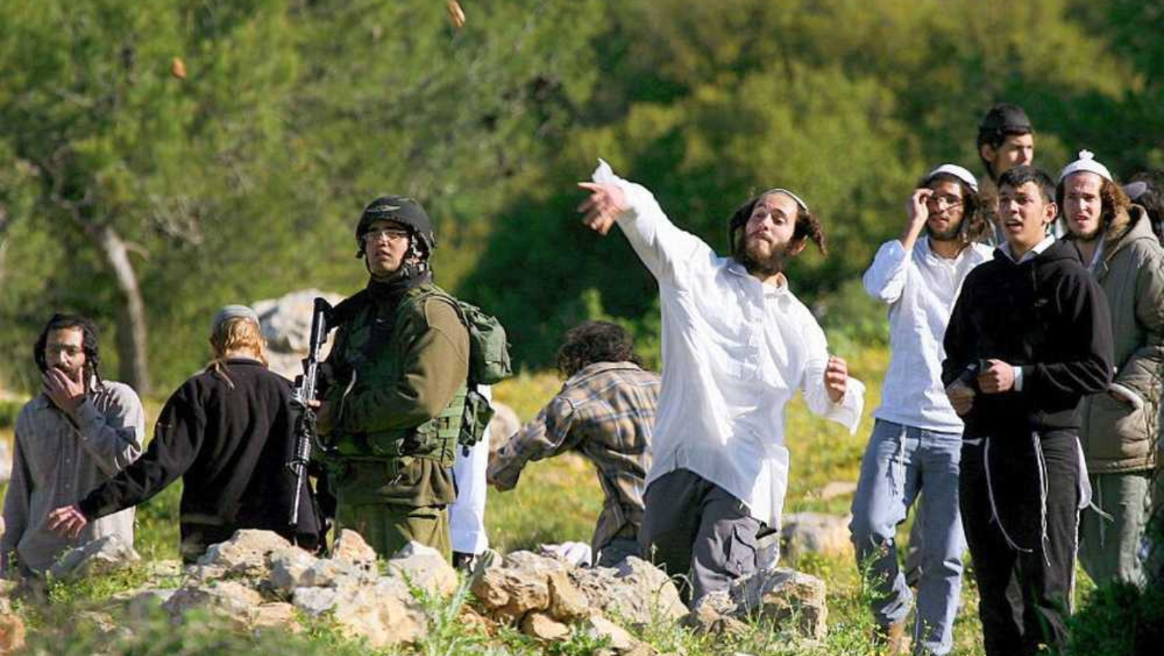 Radical Israeli Settlers, Supported by Army Forces, Attack Palestinian School near Nablus