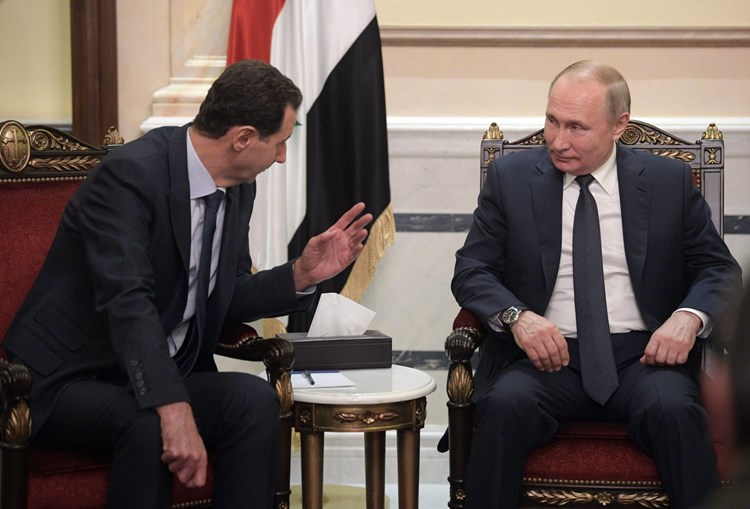 الرئيس السوري لنظيره الروسي: عملية أوكرانيا تصحيح للتاريخ وإعادة للتوازن