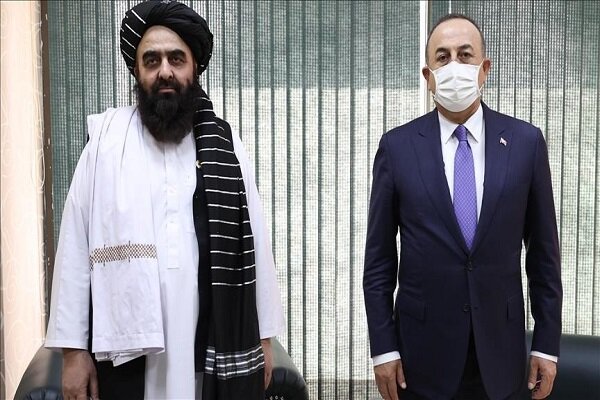 وزیرامورخارجه ترکیه با وزیرخارجه طالبان دیدار و گفتگو کرد