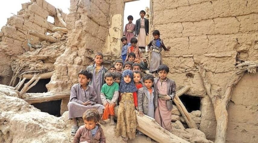 شهادت 4هزار کودک در هفت سال بمباران یمن توسط عربستان سعودی