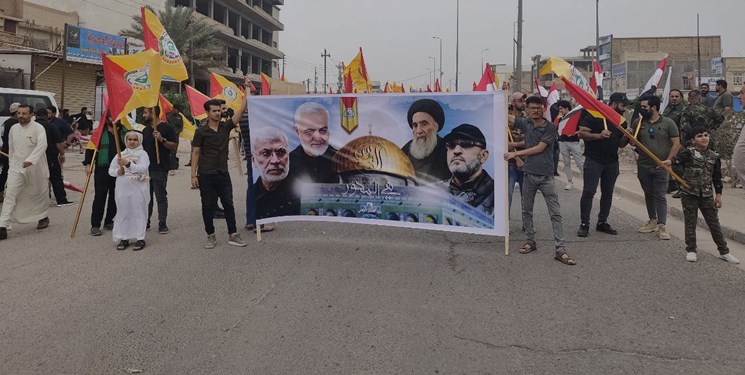 شهروندان عراقی و بحرینی اقدام به برگزاری راهپیمایی روز قدس کردند