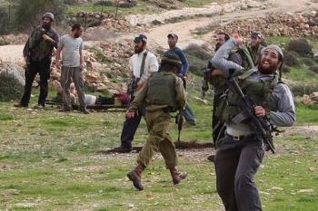 Israeli Settlers Attack Palestinians’ Homes in Burin, Occupied West Bank