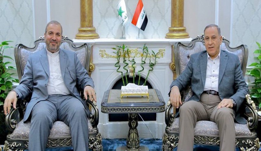 سفير ايران يلتقي رئيس لجنة الامن والدفاع في مجلس النواب العراقي في بغداد