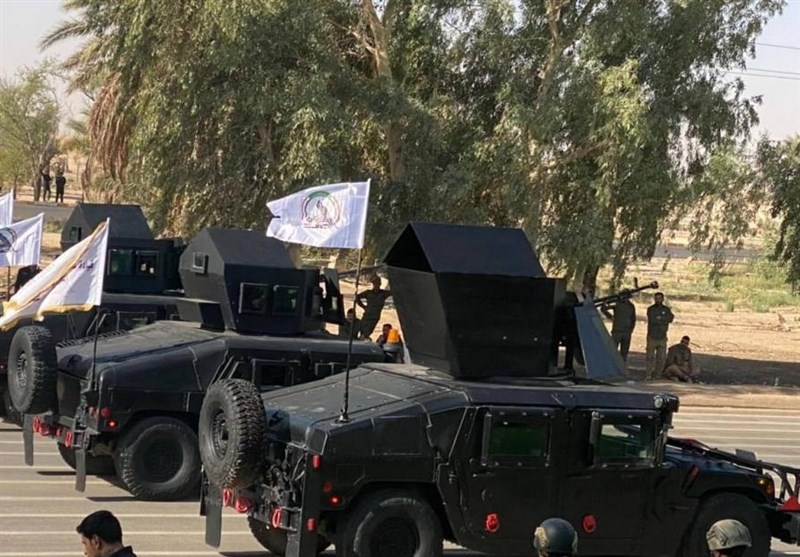 رژه نظامی حشد الشعبی عراق با حضور مصطفی الکاظمی