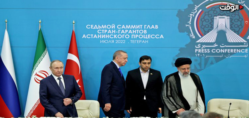 اجتماع طهران الثلاثي علی وقع العمليات العسكرية التركية في سوريا