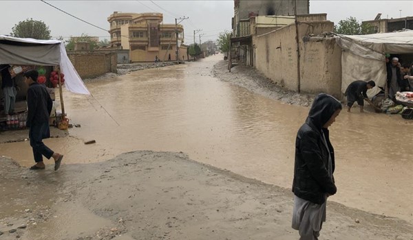 سيل در افغانستان با خسارات هنگفت به مزارع و خانه ها