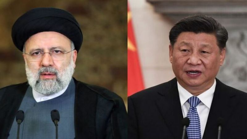 الرئيس الصيني لنظيره الإيراني: سأوجّه بتعزيز العلاقات الاستراتيجية الشاملة المشتركة
