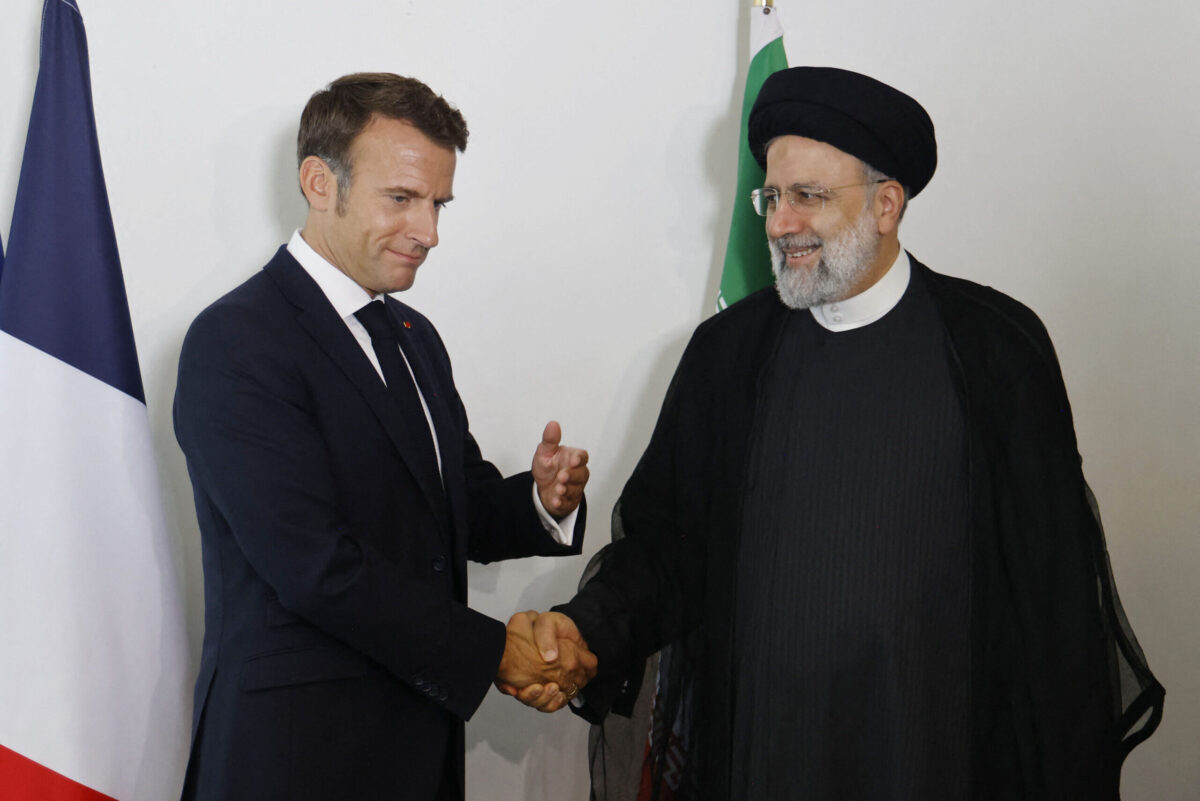 Raisi Meets Macron on UNGA Sidelines