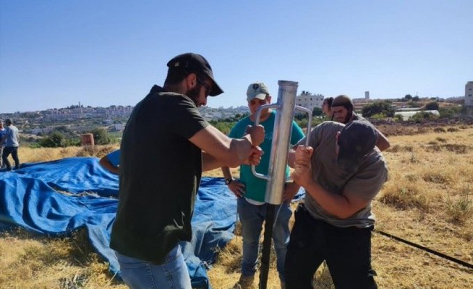 Israeli Settlers Set up Tents on Palestinian-Owned Land near Bethlehem as a prelude to Occupying It