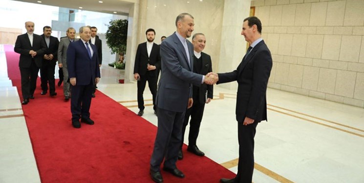 وزير الخارجية الإيرانية يلتقي الأسد
