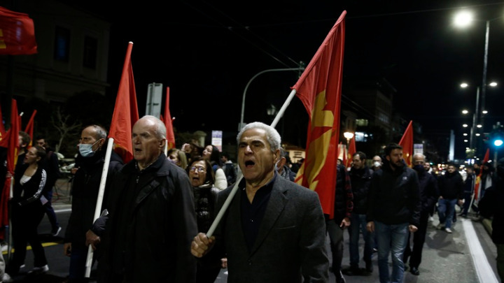 یونانی ها علیه آمریکا دست به تظاهرات زدند