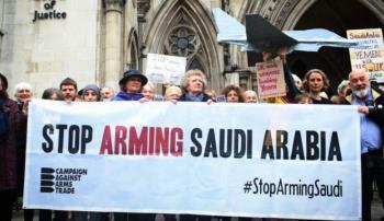 "حملة ضد تجارة الأسلحة".. هل تتوقف بريطانيا عن مشاركتها في الجرائم ضد الانسانية ؟