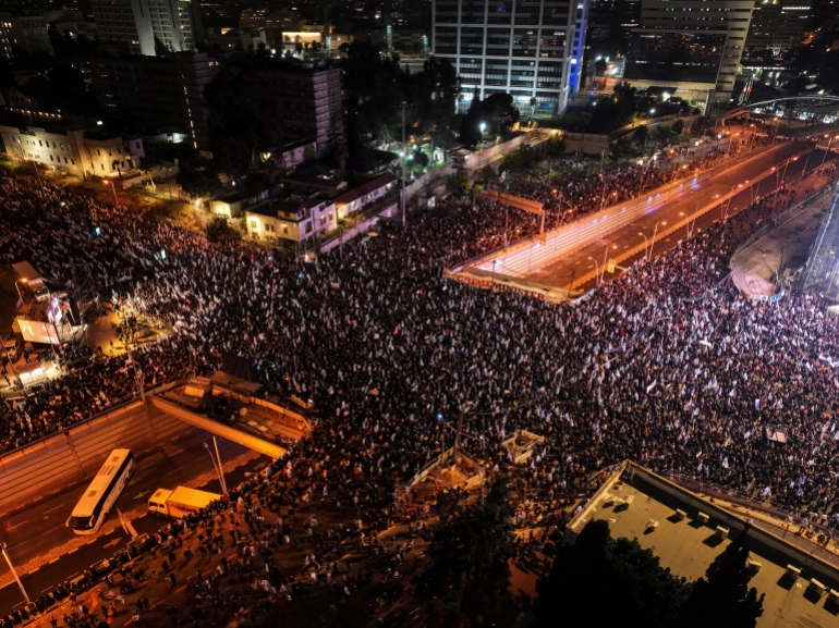 Mass Rallies against Netanyahu’s ’Legal Reforms’ for 10th Straight Week