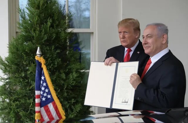 ترامپ خطاب به یهودیان: من بلندی‌های جولان را به شما دادم!
