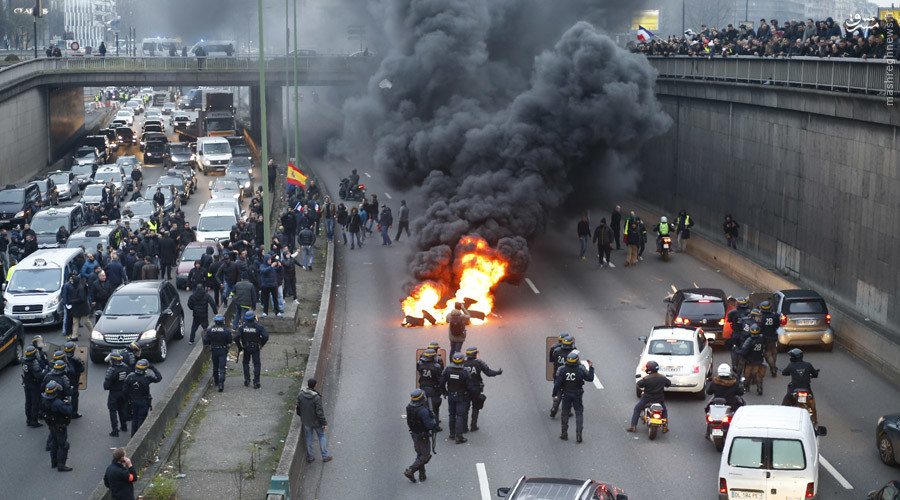 دومینوی بحران... بازگشت اعتراضات به خیابان‌های فرانسه
