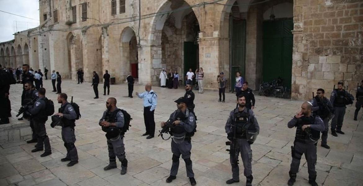 Israeli Occupation Forces Storm Bab al-Rahma inside Al-Aqsa Mosque: WAFA