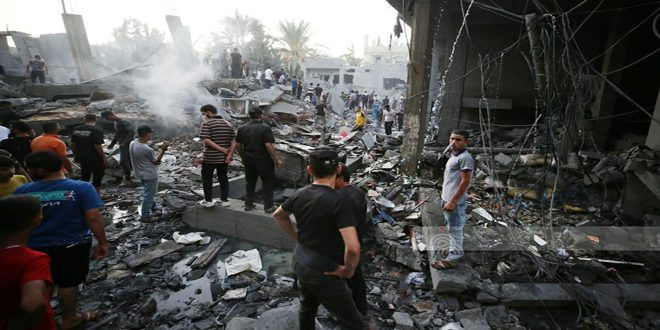 مع تواصل العدوان على غزة... استشهاد 12 فلسطينياً وإصابة العشرات