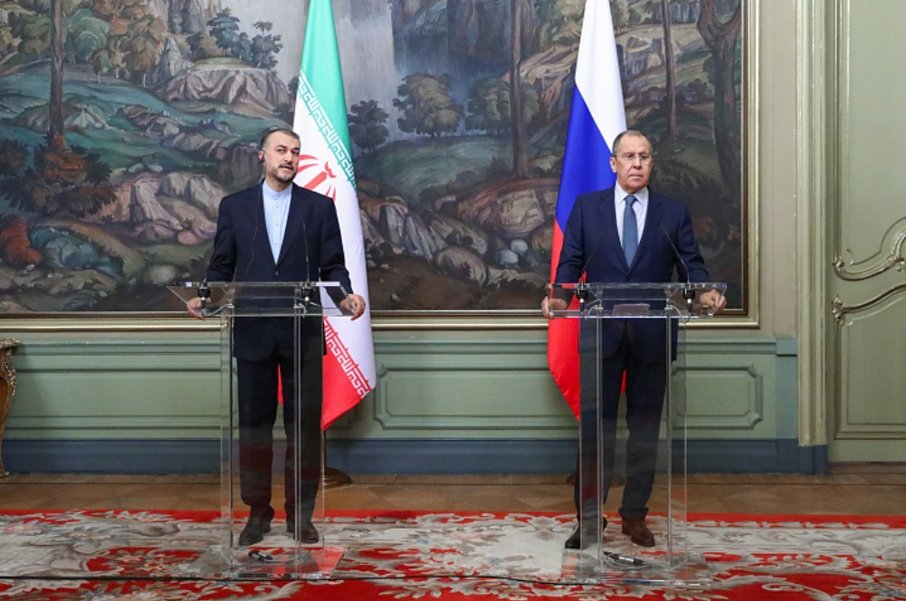Lavrov and Amir-Abdollahian condemned the attacks by the United States and the United Kingdom on Yemen