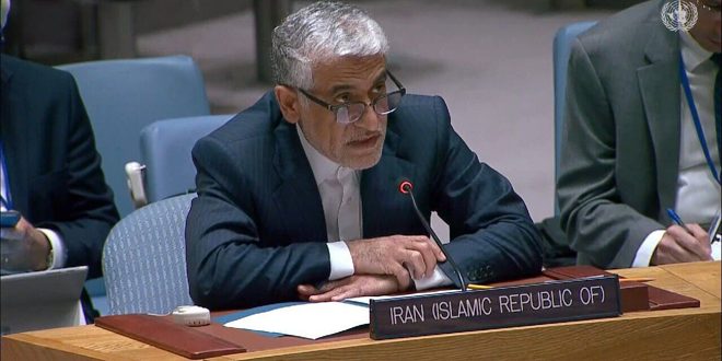 إيران: إجراءات الولايات المتحدة في سورية والعراق تنتهك القوانين الدولية