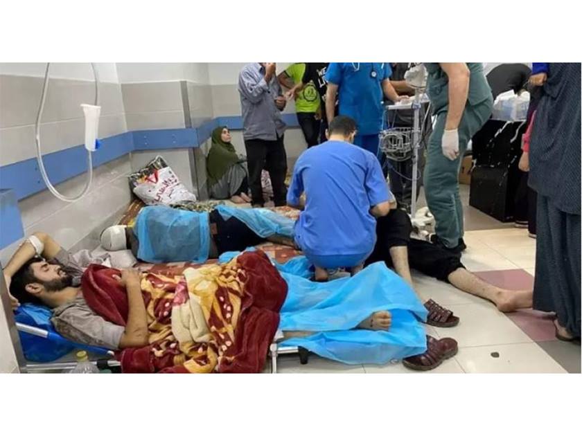 صحة غزة: الوضع كارثي في مجمع ناصر والكوادر والنازحون مصابون بالذعر