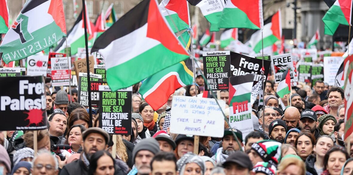 تداوم تظاهرات ضد اسرائیلی در شهرهای مختلف انگلیس