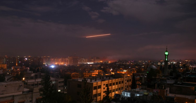 Syria’s Air Defenses Thwart Israeli Missile Strike Near Damascus