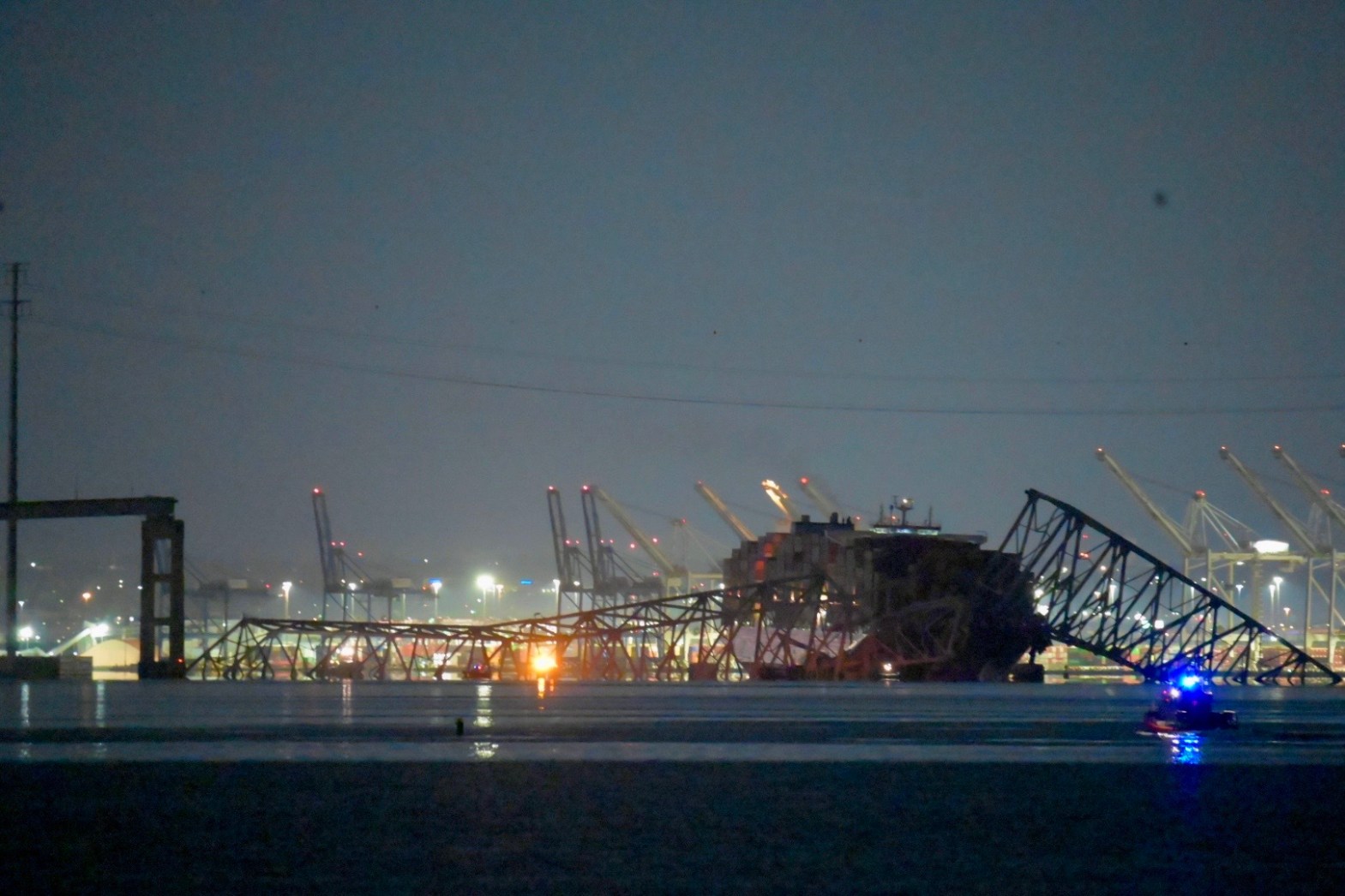 Baltimore Bridge Collapses After Ship Crash