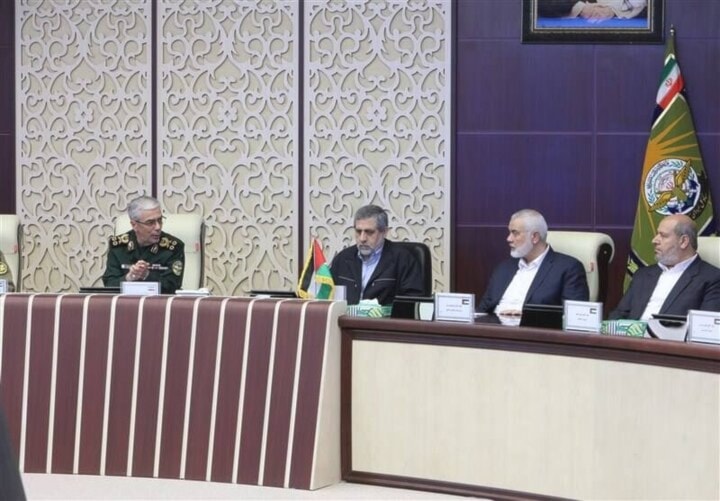 Iran’s Chief of Staff and Haniyeh Meet, Discuss Gaza
