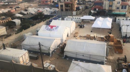 اللجنة الدولية للصليب الأحمر تفتح مستشفى ميدانيا في رفح