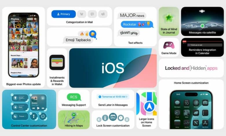 آبل تكشف رسميًا عن نظام iOS 18 لهواتف آيفون