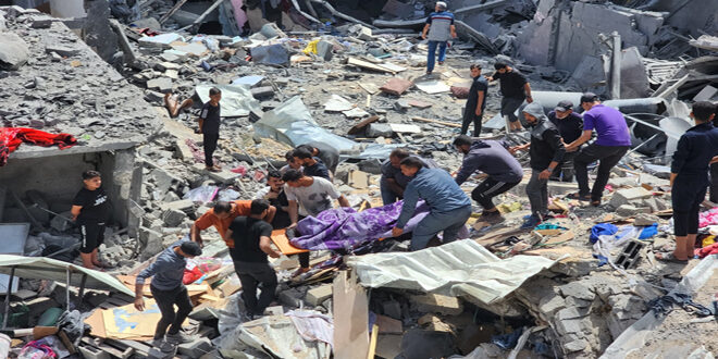 في اليوم الـ 286 للعدوان الإسرائيلي ... استشهاد 13 فلسطينياً في غزة
