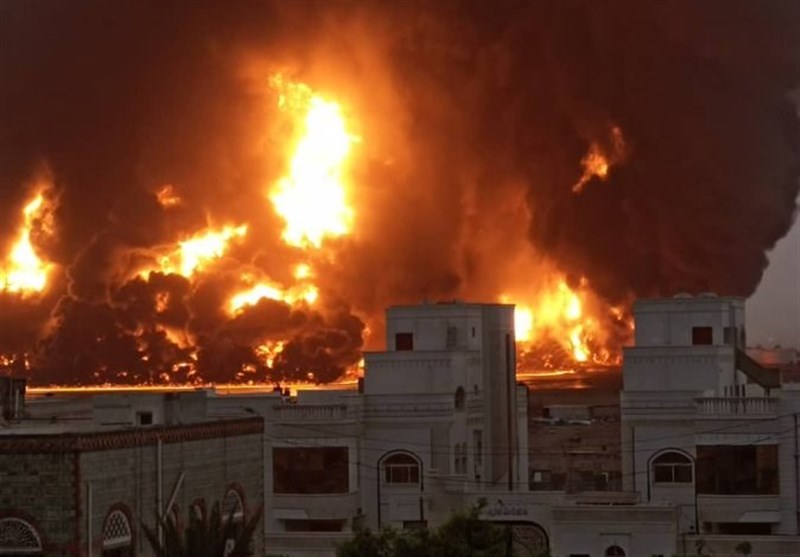 حمله سنگین هوایی اسرائیل به بندر الحدیده یمن