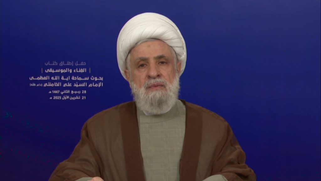 الشيخ نعيم قاسم: استقرار لبنان يتحقق بكف يد “إسرائيل”