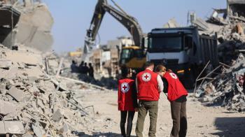 With Red Cross Support, Hamas Transfers Remains of Israeli Hostage With Red Cross Support, Hamas Transfers Remains of Israeli Hostage